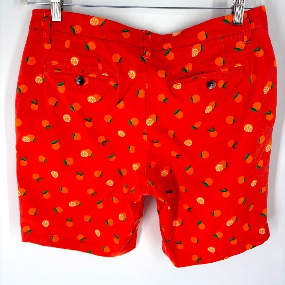 Hawker Rye Men Orange & Citrus Fruit Pattern Shorts 33x9 - Picture 3 of 4